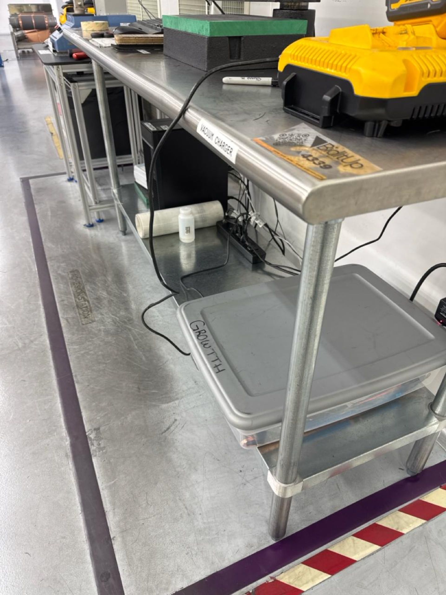 Stainless steel work Bench - Image 2 of 2