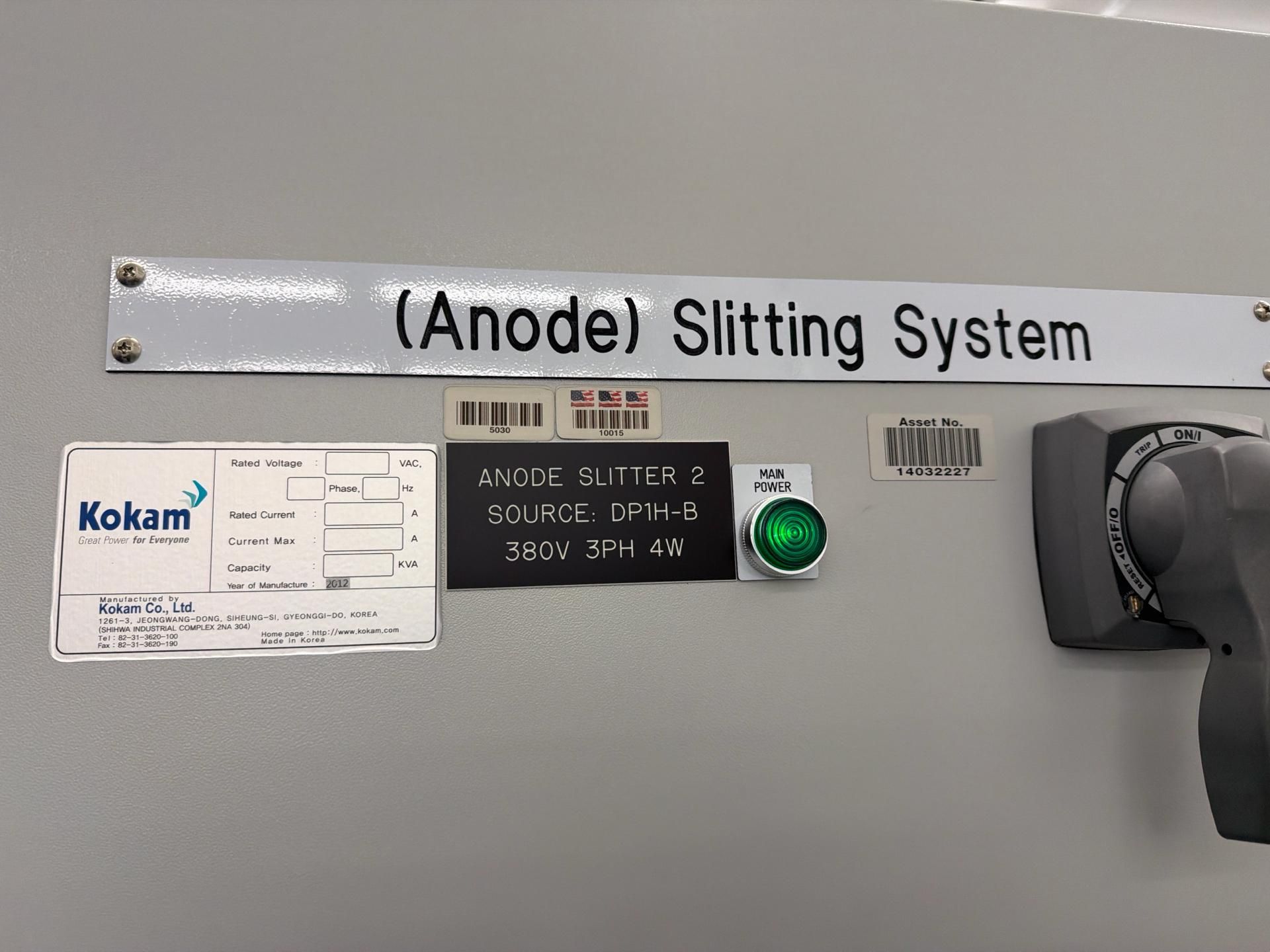 Kokam Anode Slitting System B - Image 16 of 16