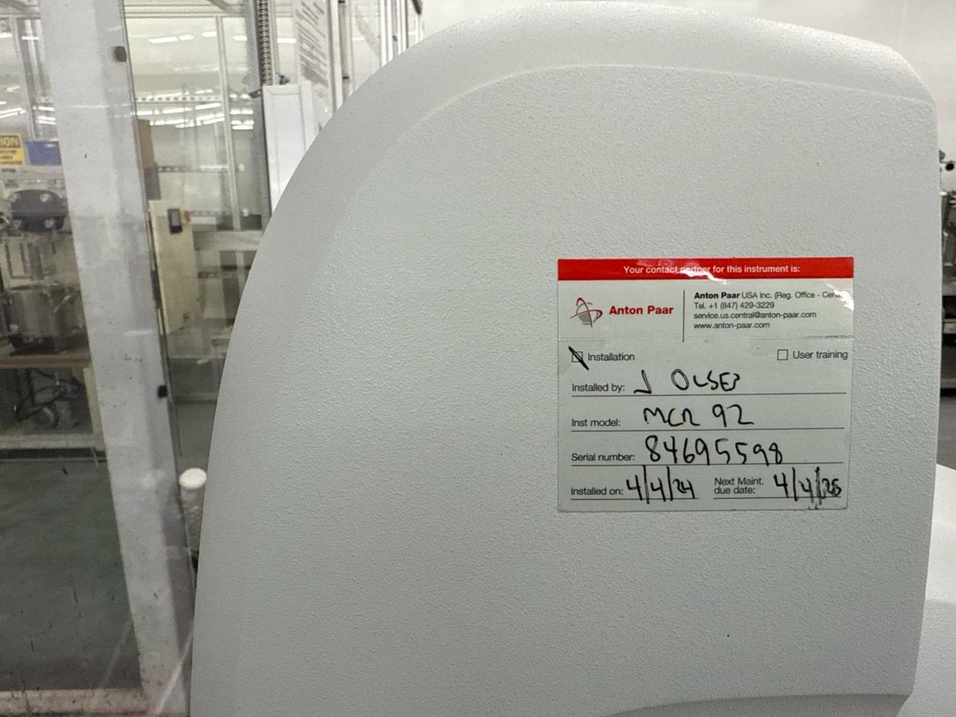 Anton Paar Air-Bearing Modular Compact Rheometer - Image 9 of 10