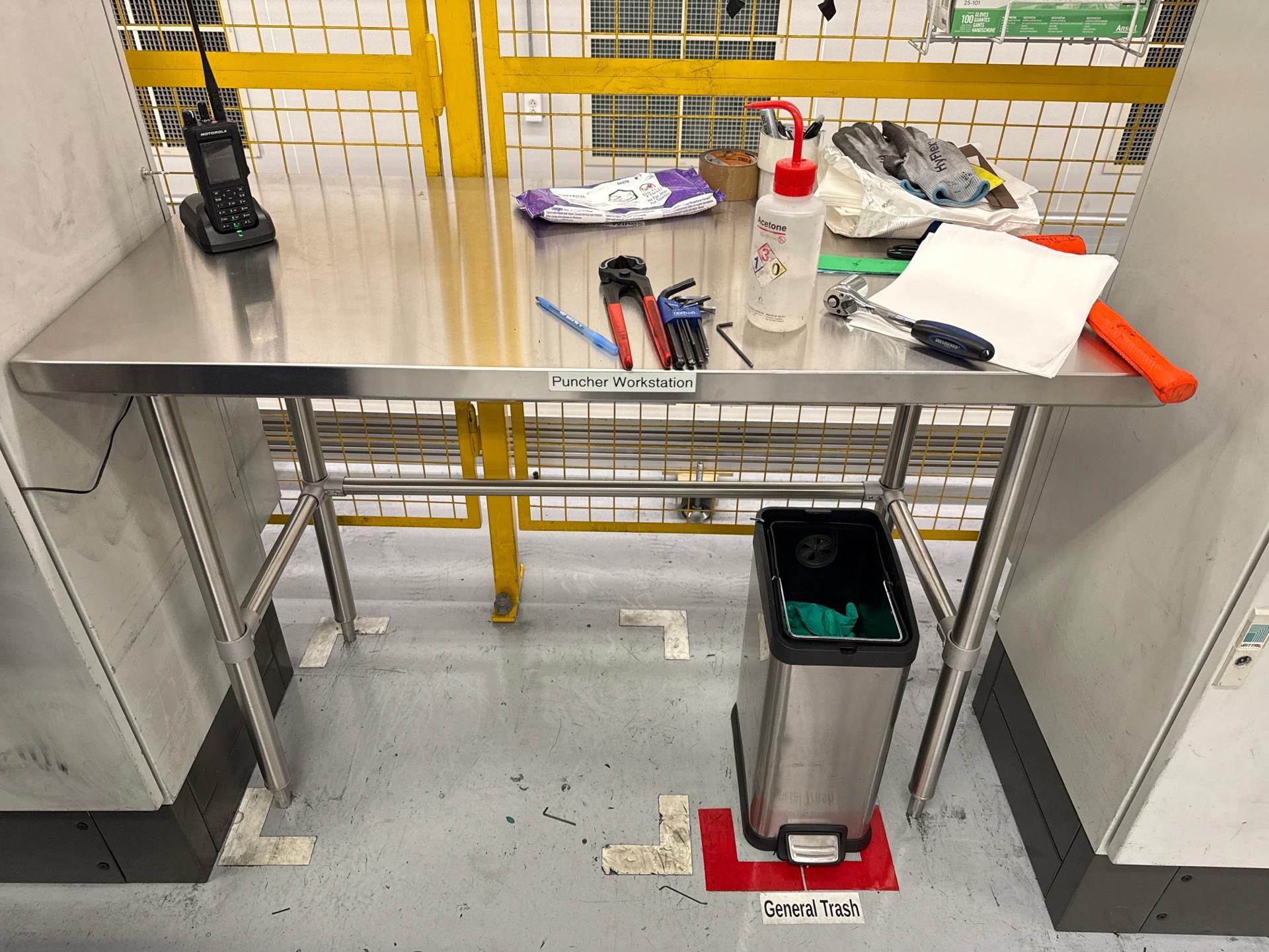 Stainless Steel Adjustable Table