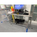 Stainless steel table