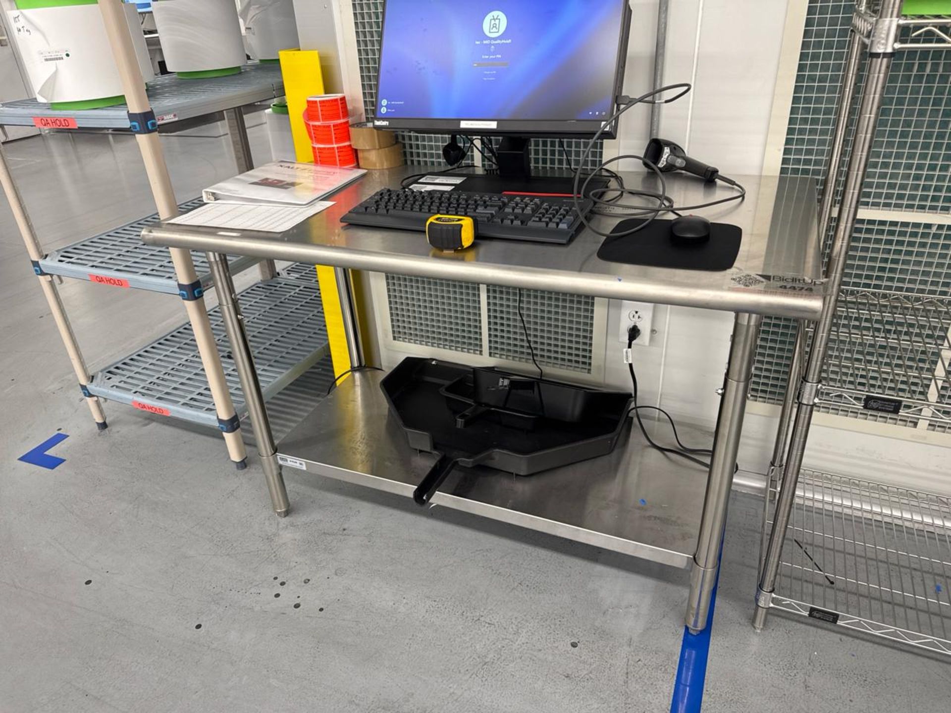 Stainless steel table