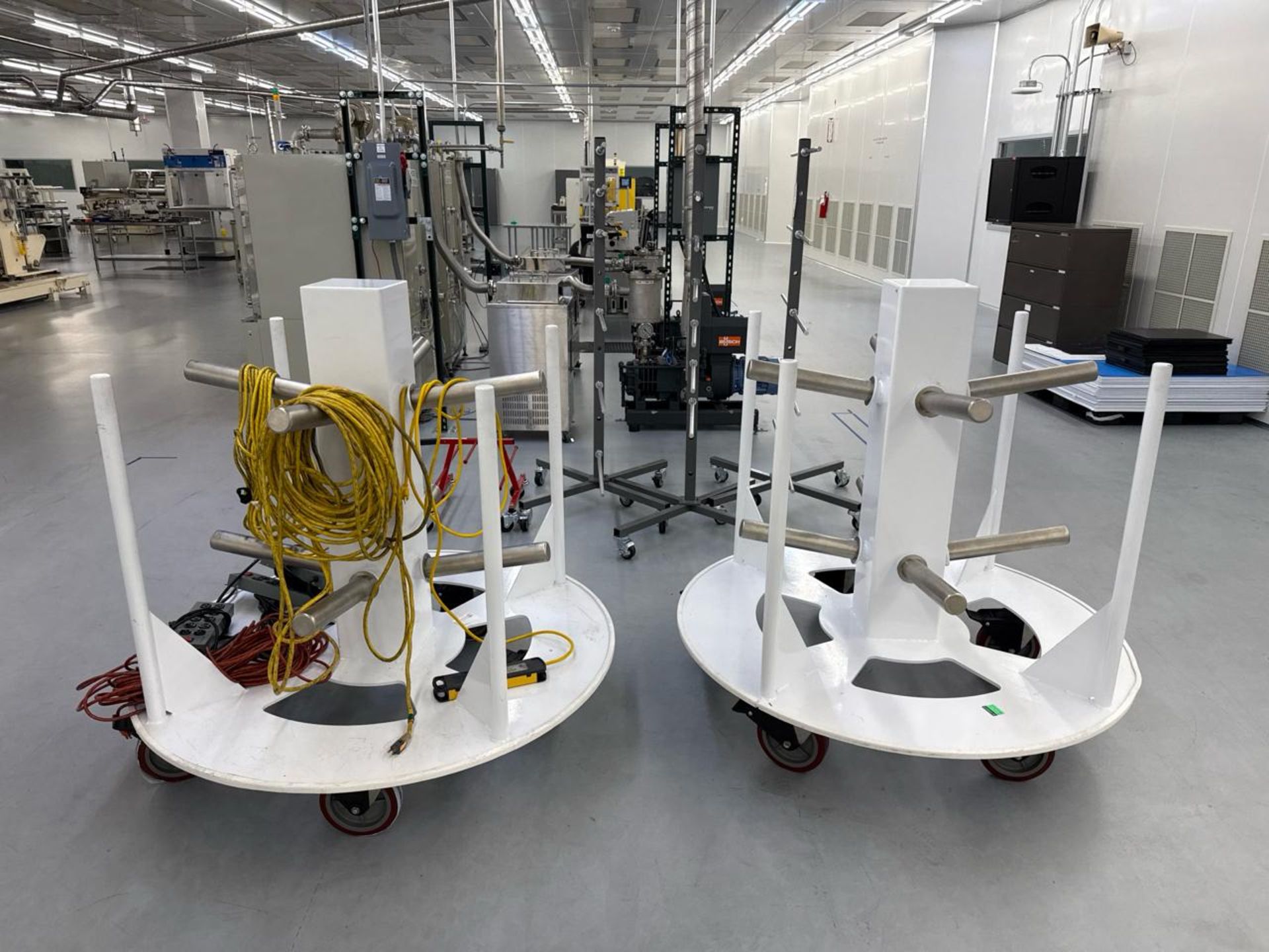 (2) Mobile Wire Carts - Image 2 of 2