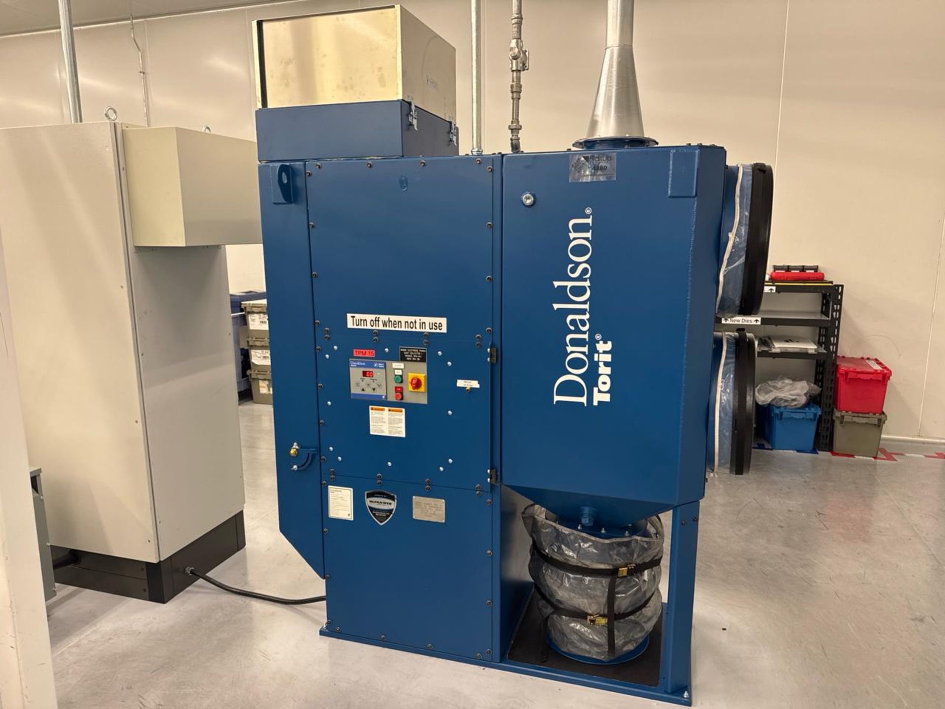 Donaldson Torit Downflo Oval (DFO 2-2) cartridge dust collector.