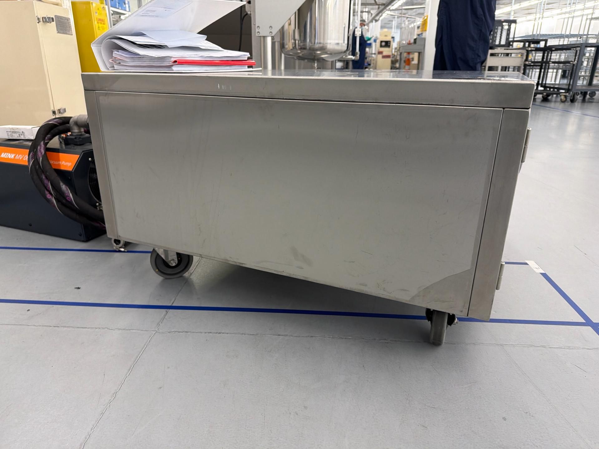 Stainless Steel Utility Cart with storage - Image 2 of 5