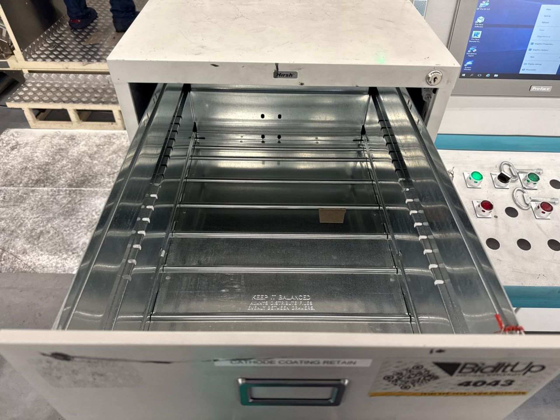 Hirsh 4-Drawer Filing Cabinet - Image 3 of 6