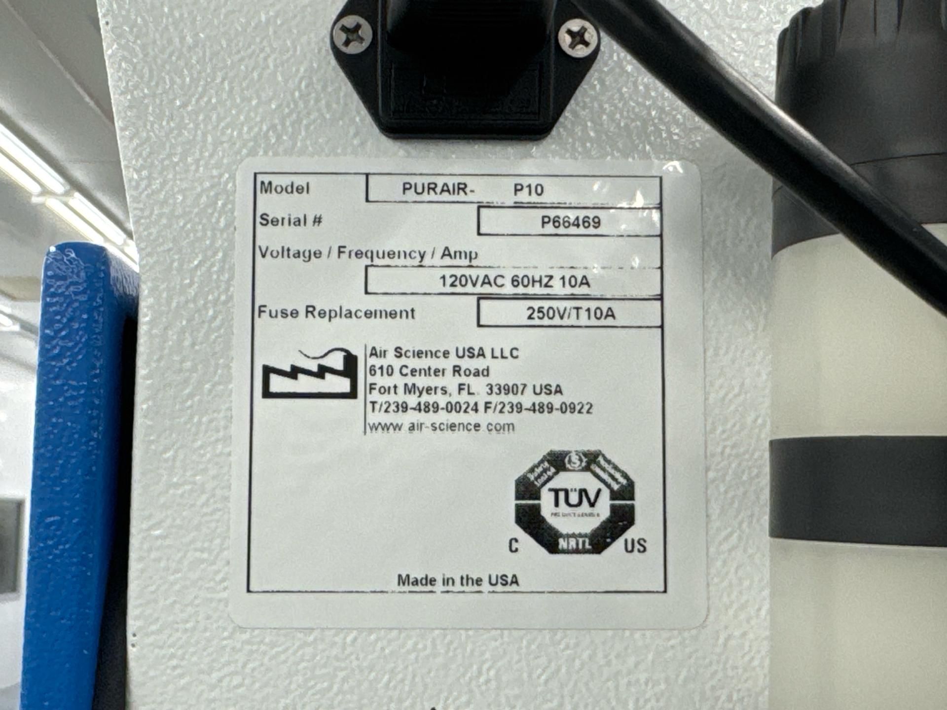 Side Sealer With Air Science Ductless Fume Hood and Banner Duo-Touch Run Bar - Image 9 of 10
