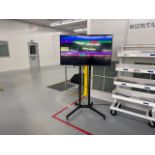 TCL TV with rolling stand