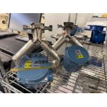 (2) Micro Motion Coriolis mass flow and density sensor
