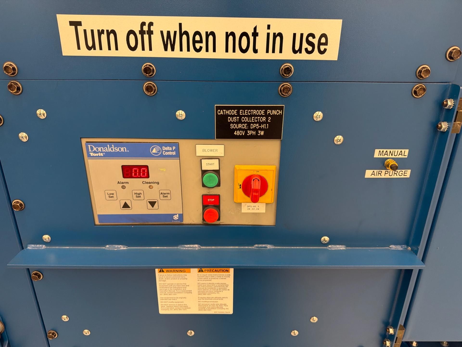 Donaldson Torit Downflo Oval (DFO 2-2) cartridge dust collector. - Image 7 of 16