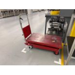 Pallet lift scissor cart