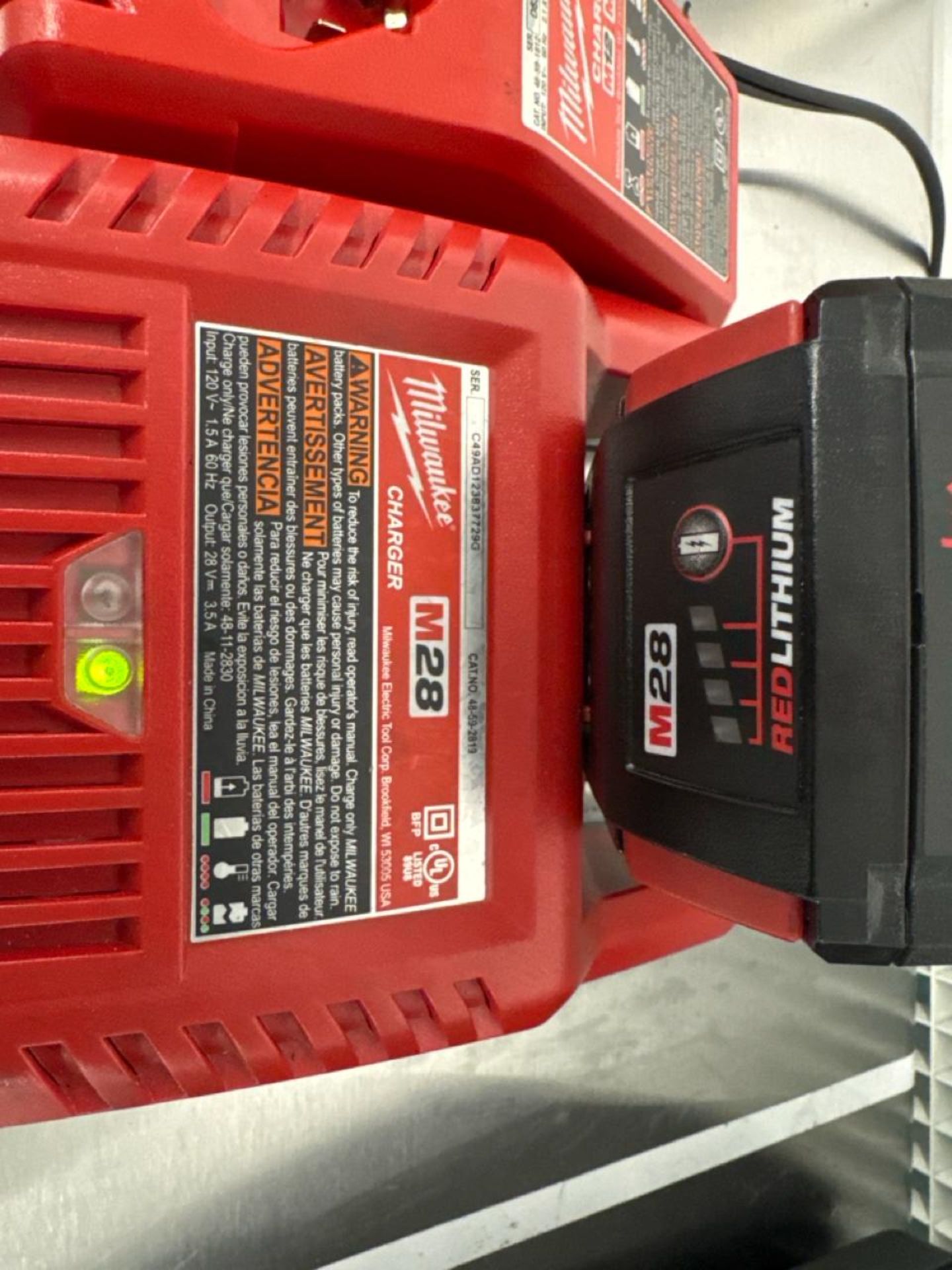 Milwaukee battery chargers - Image 2 of 4