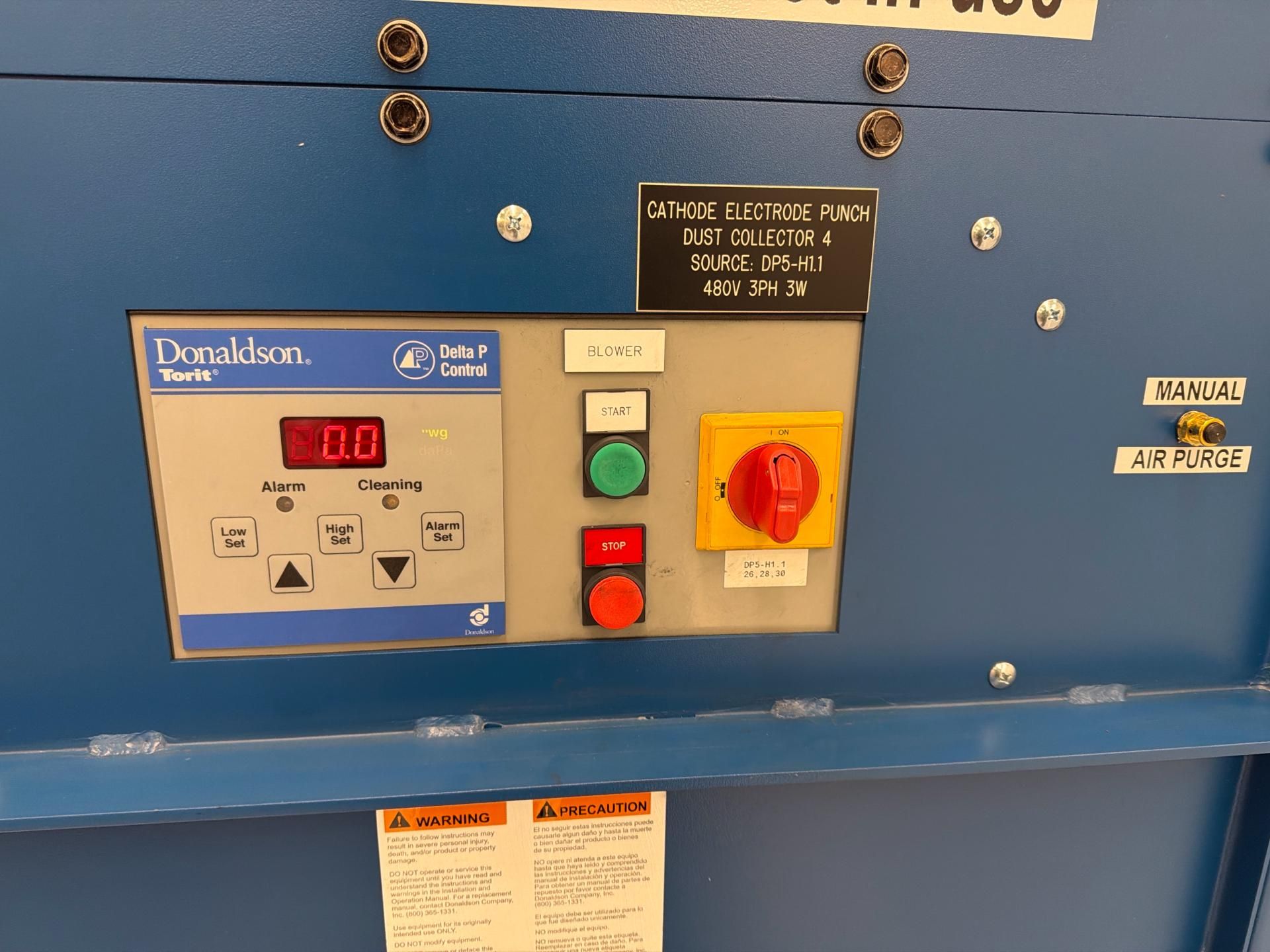 Donaldson Torit Downflo Oval (DFO 2-2) cartridge dust collector. - Image 4 of 7