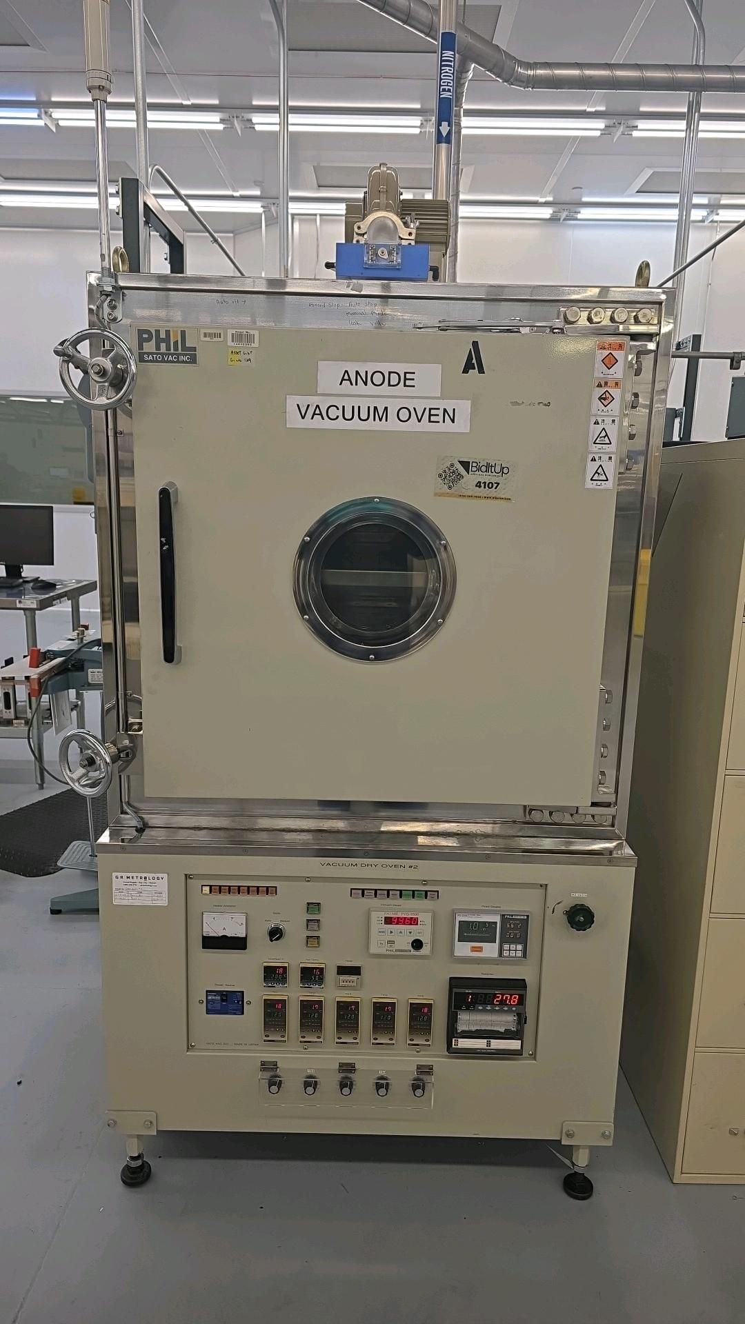 Phil Sato Vac Inc. DQ-75-SP-F Vacuum Dry Oven - Cathode - Image 2 of 13