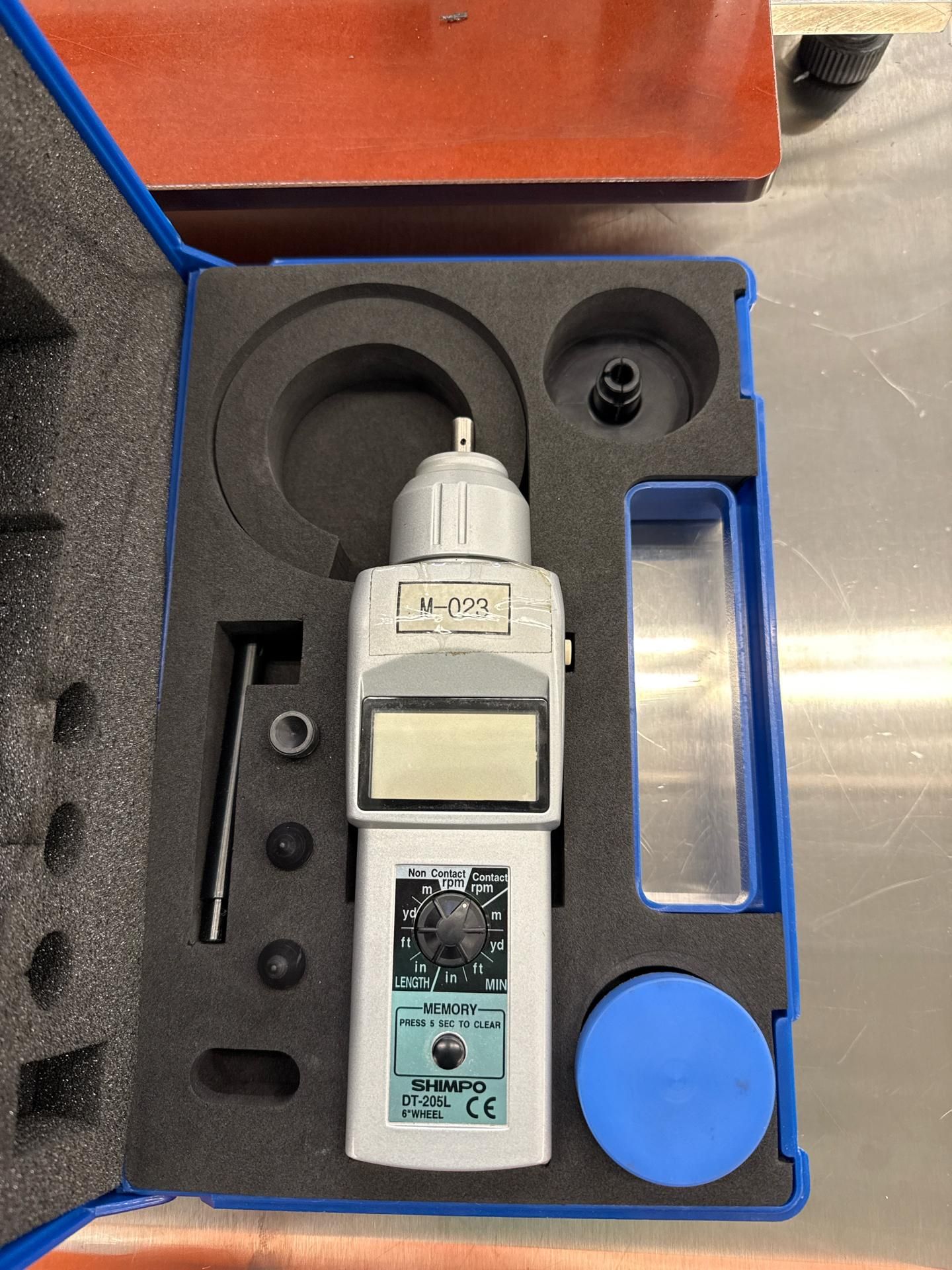 Shimpo 6” Wheel Laser Digital Tachometer