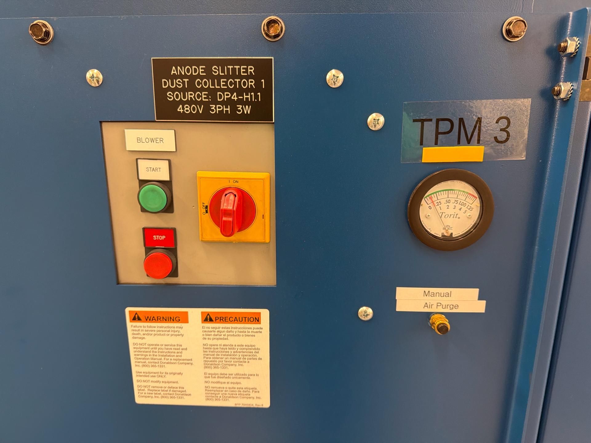 Donaldson Torit DFO 1-1 Downflo Oval industrial dust collector - Image 5 of 7