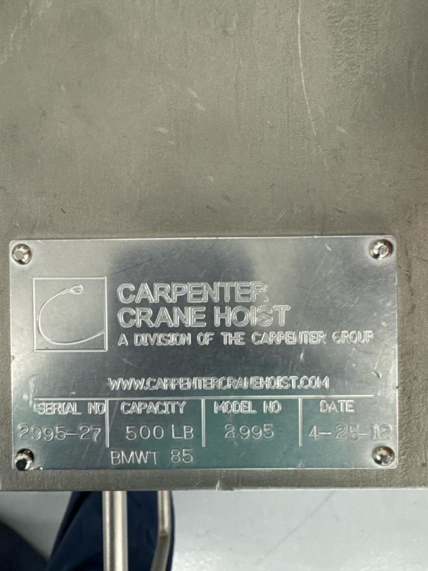 24' x 17' Carpenter Crain Hoist Station - Image 7 of 7