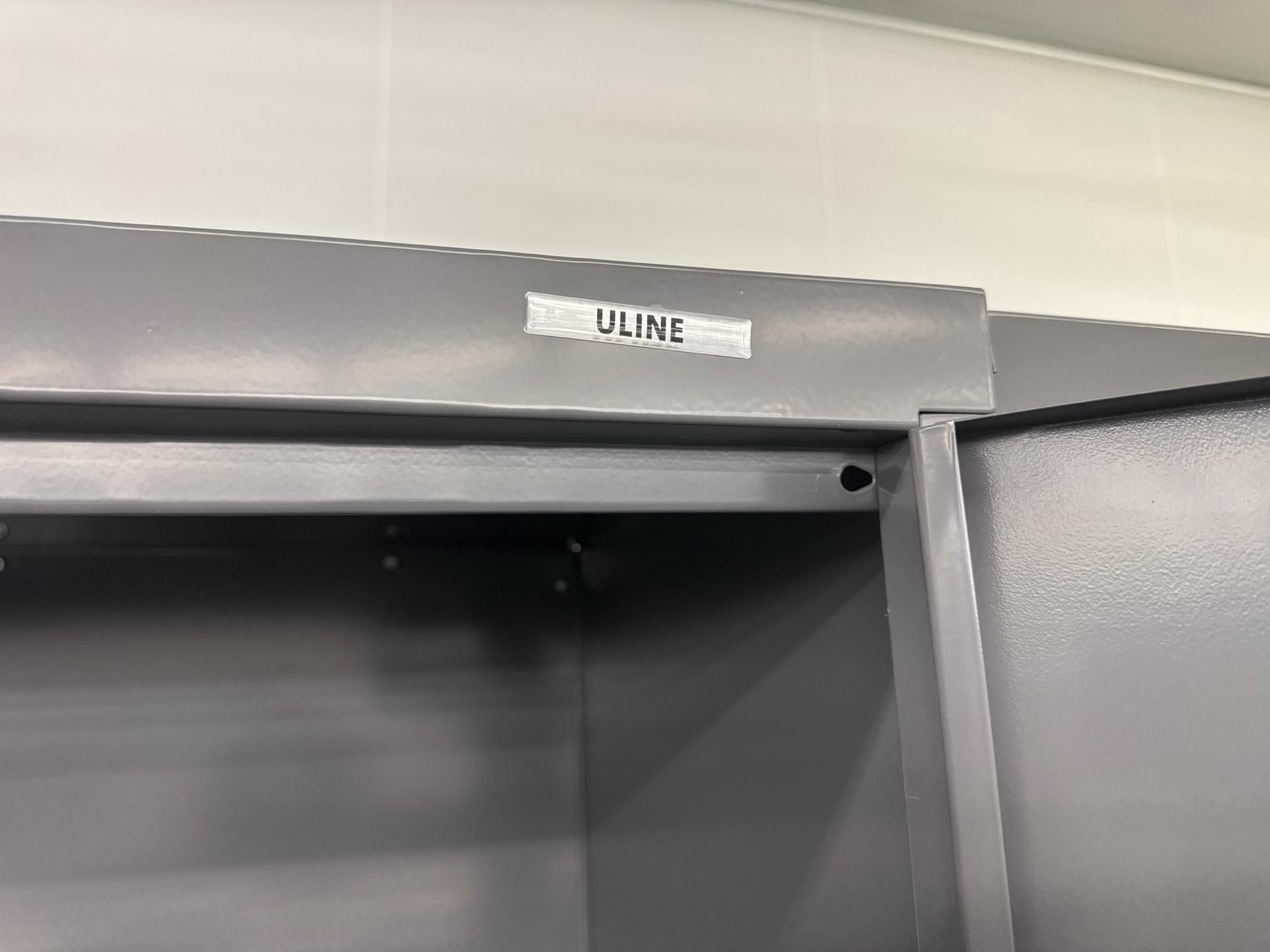 ULINE 2-Door Storage Cabinet - Image 3 of 3