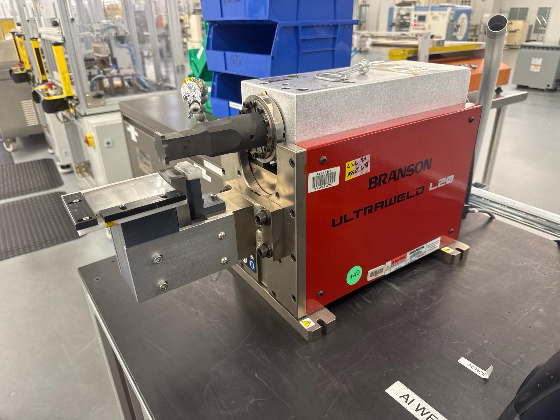 Branson UltraWeld L20 with Branson VersaGraphix Universal Controller and Monitor - Image 2 of 8