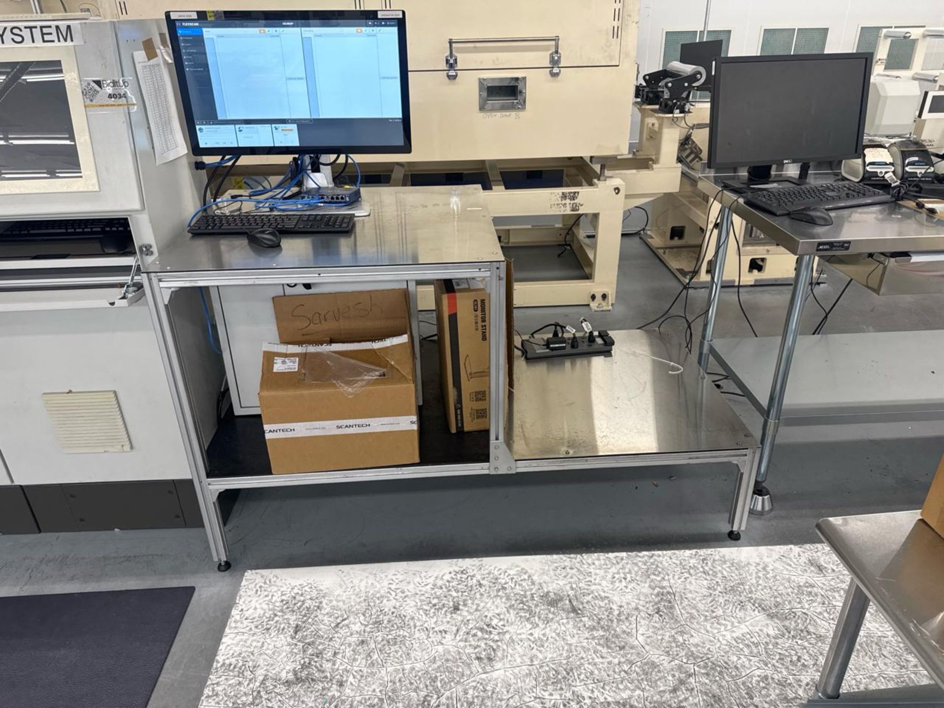 Stainless steel lab tables - Image 2 of 3