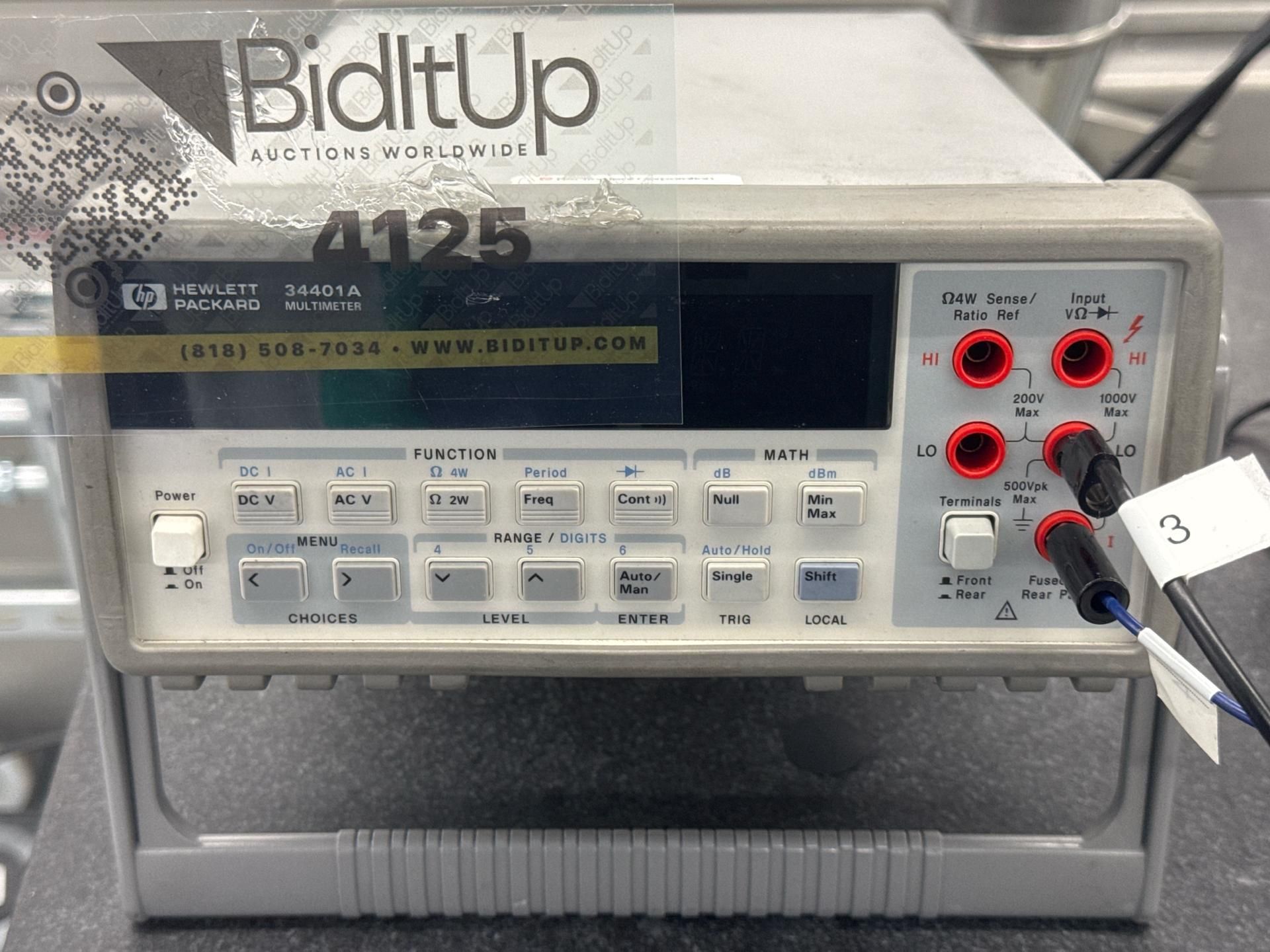 Hewlett Packard 34401A 6½‑Digit Bench Multimeter - Image 3 of 4
