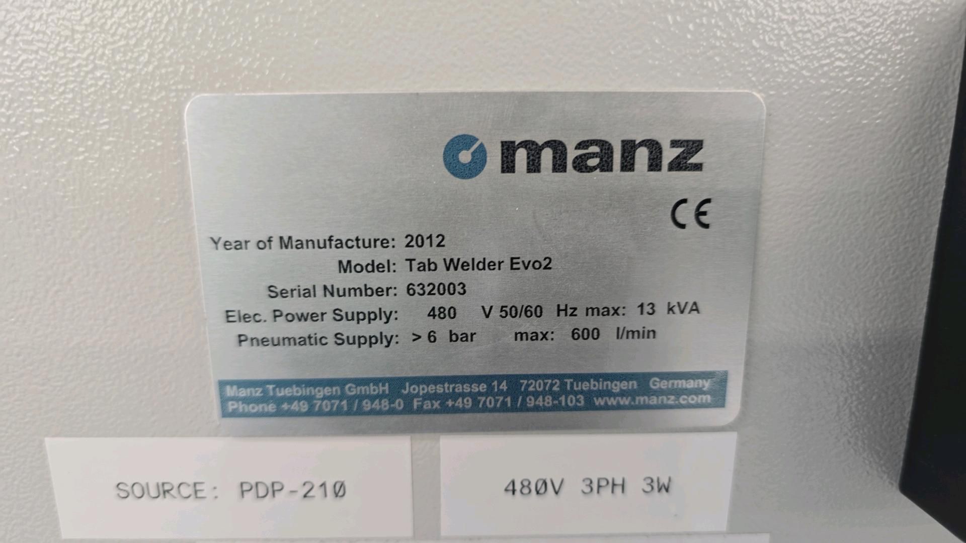 2012 Manz Evo2 Laser Tab Welder - Image 18 of 18