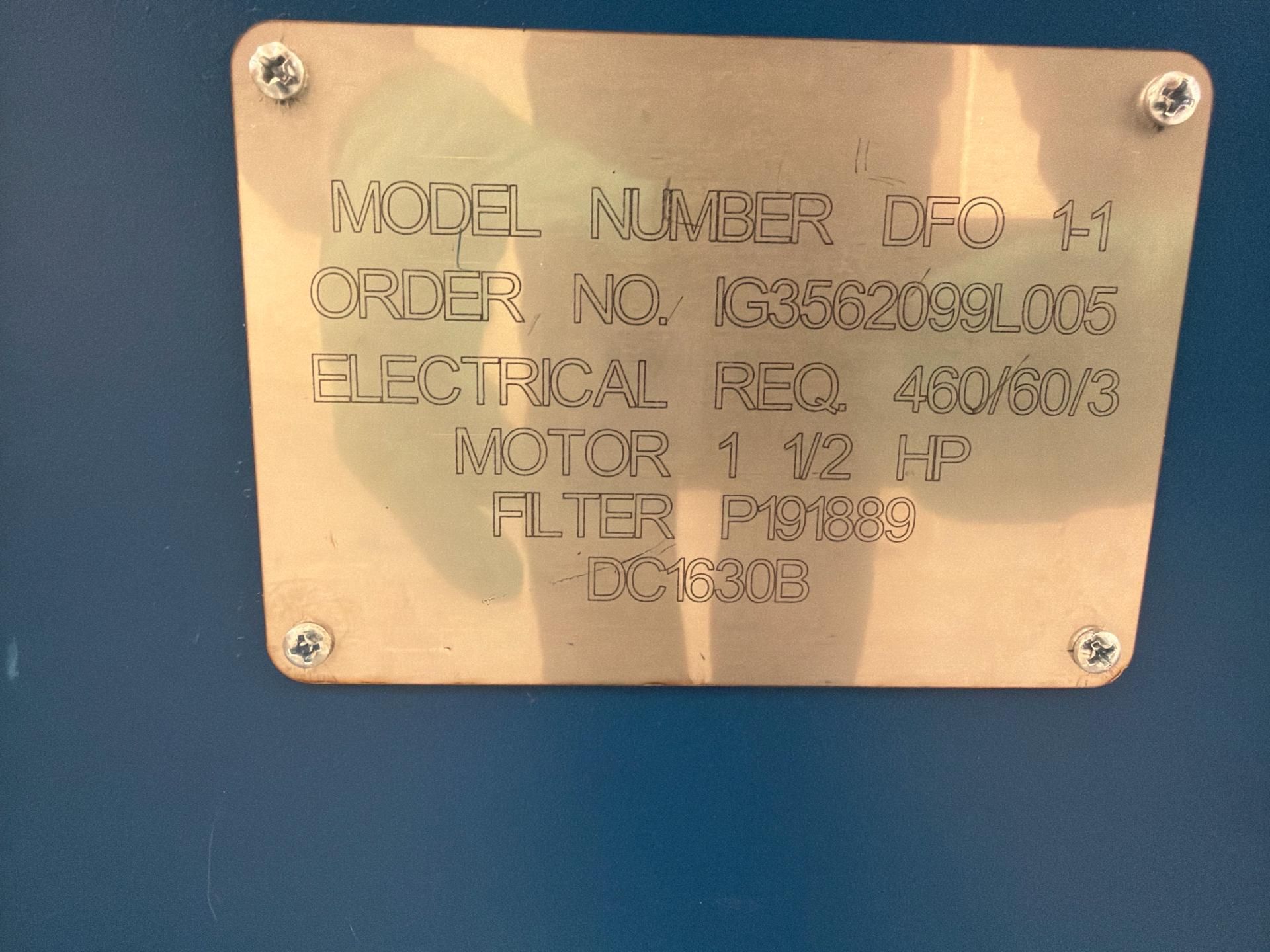 Donaldson Torit DFO 1-1 Downflo Oval industrial dust collector - Image 7 of 7