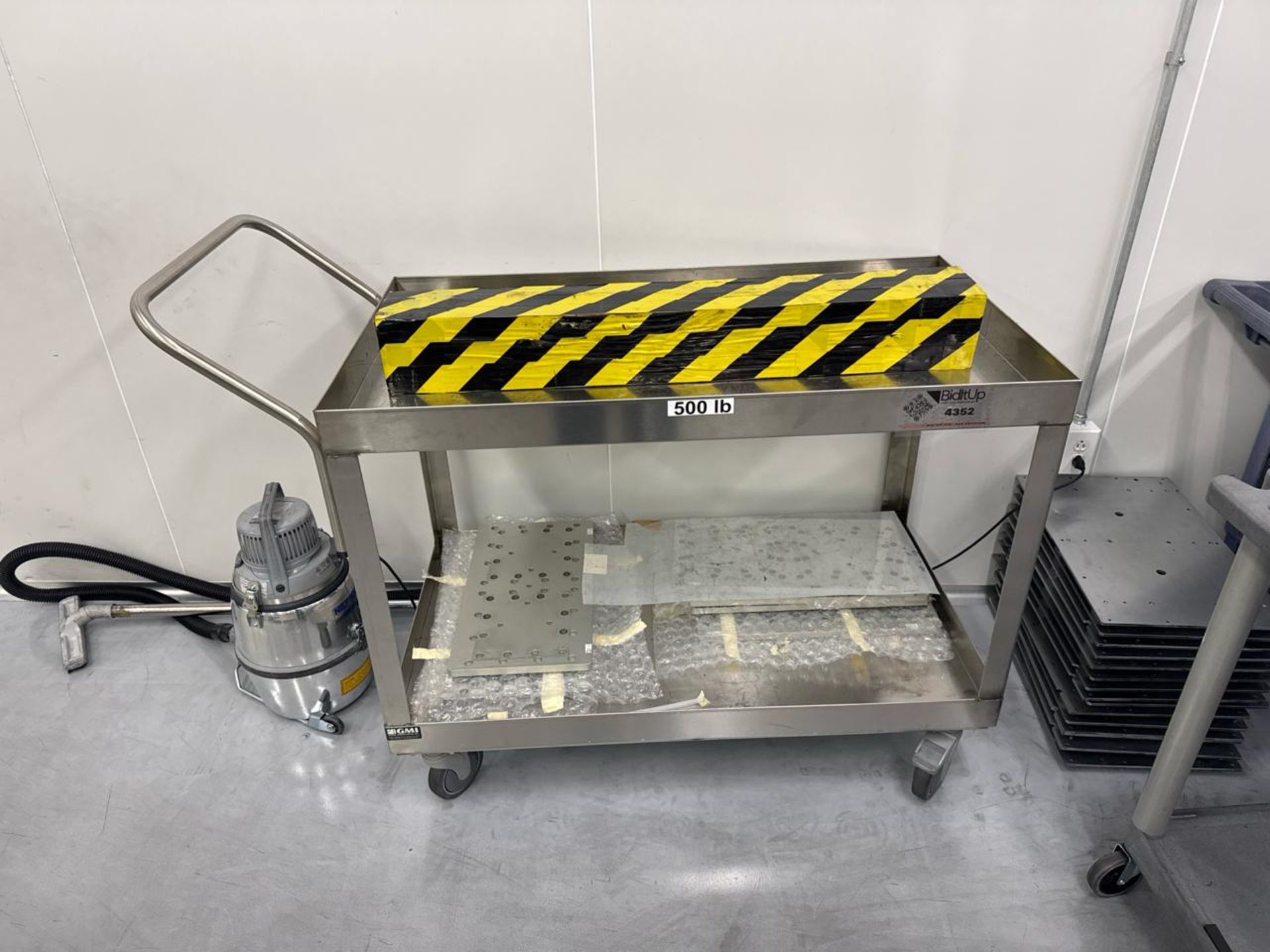 Stainless steel work cart