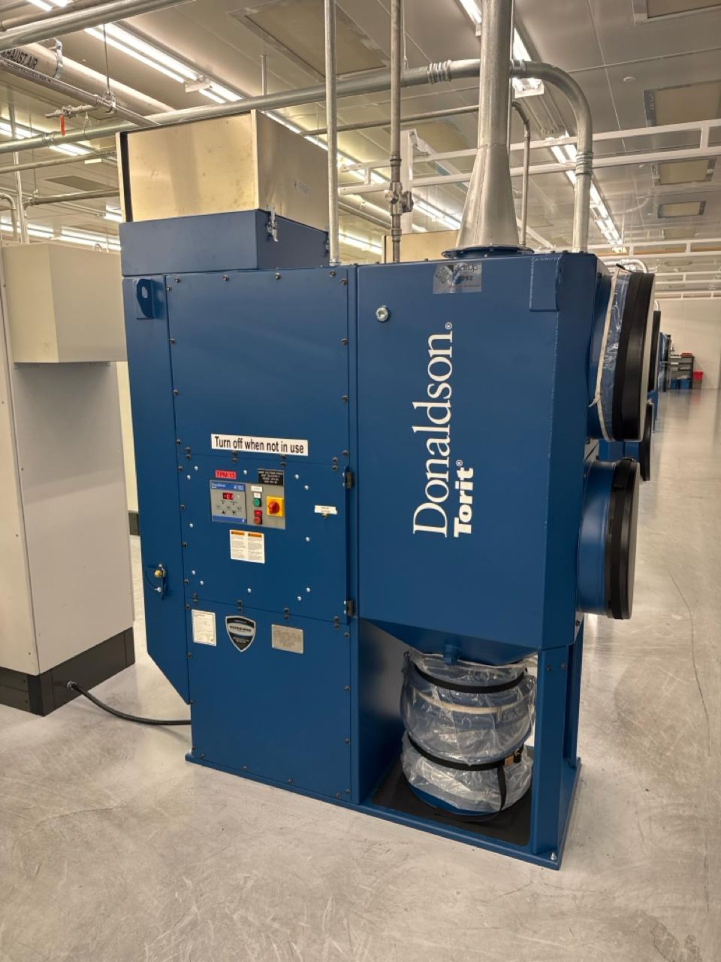 Donaldson Torit Downflo Oval (DFO 2-2) cartridge dust collector.