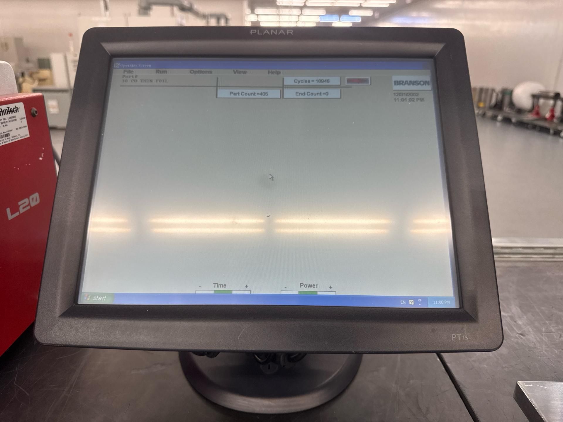 Branson UltraWeld L20 with Branson VersaGraphix Universal Controller and Monitor - Image 9 of 9