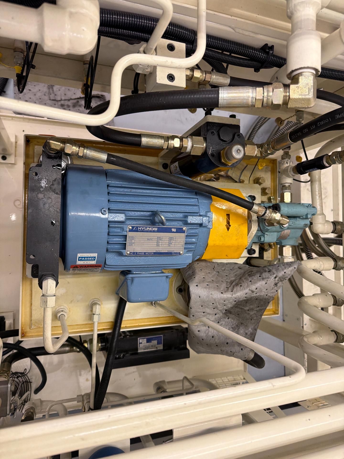 Industrial Hydraulic Power Unit Pump with Hyundai Heavy Industries HS Series AC 3 Phase Induction Mo - Image 6 of 9