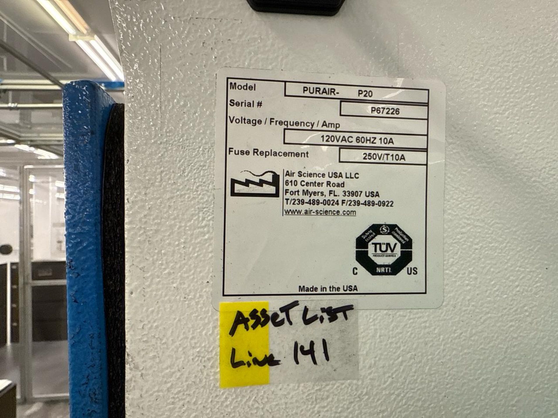 Air Science PurAir Ductless Fume Hood - Image 6 of 6