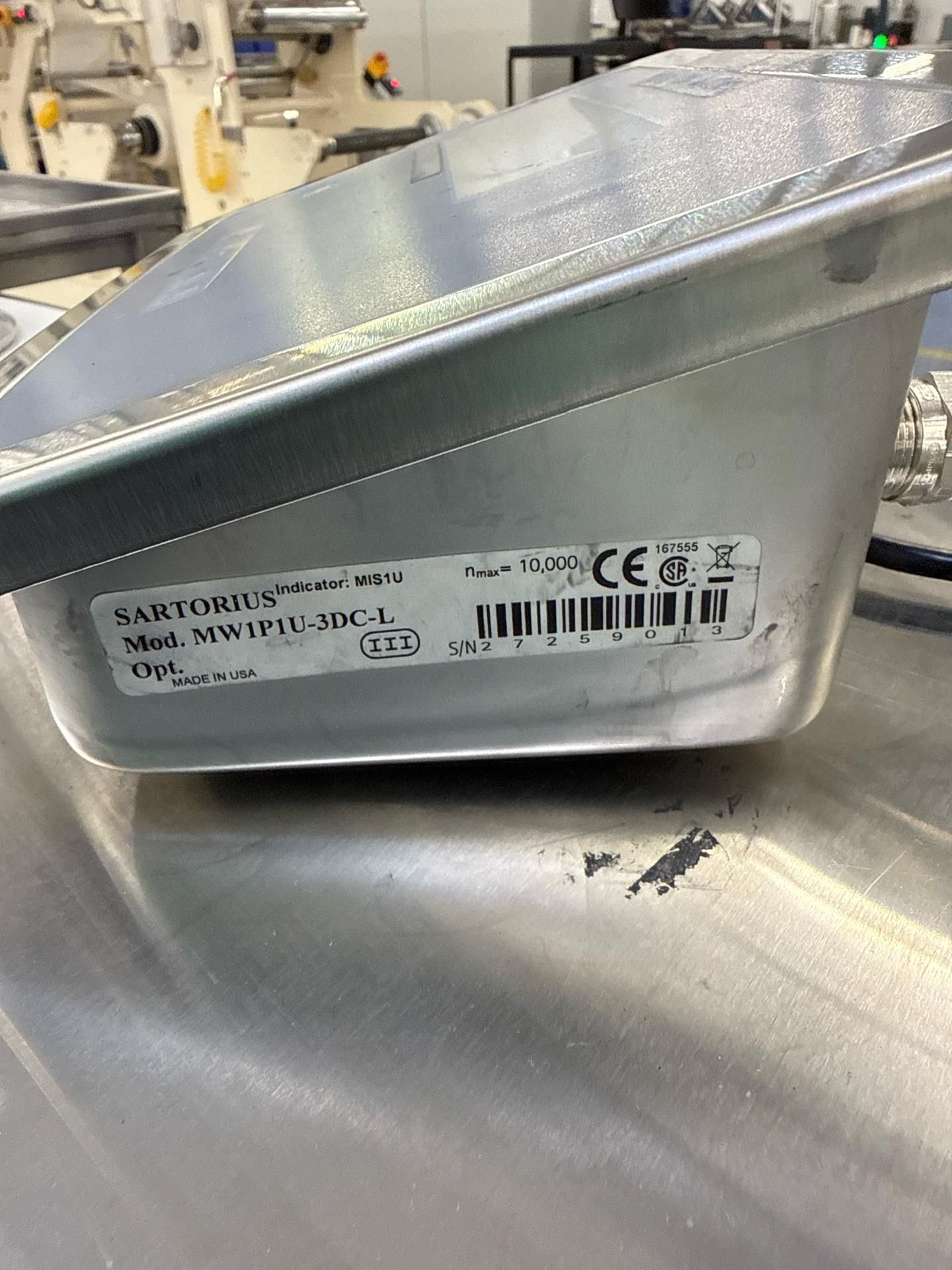 Sartorius Midrics Digital Scale Model: MW1P1U-3DC-L - Image 3 of 3