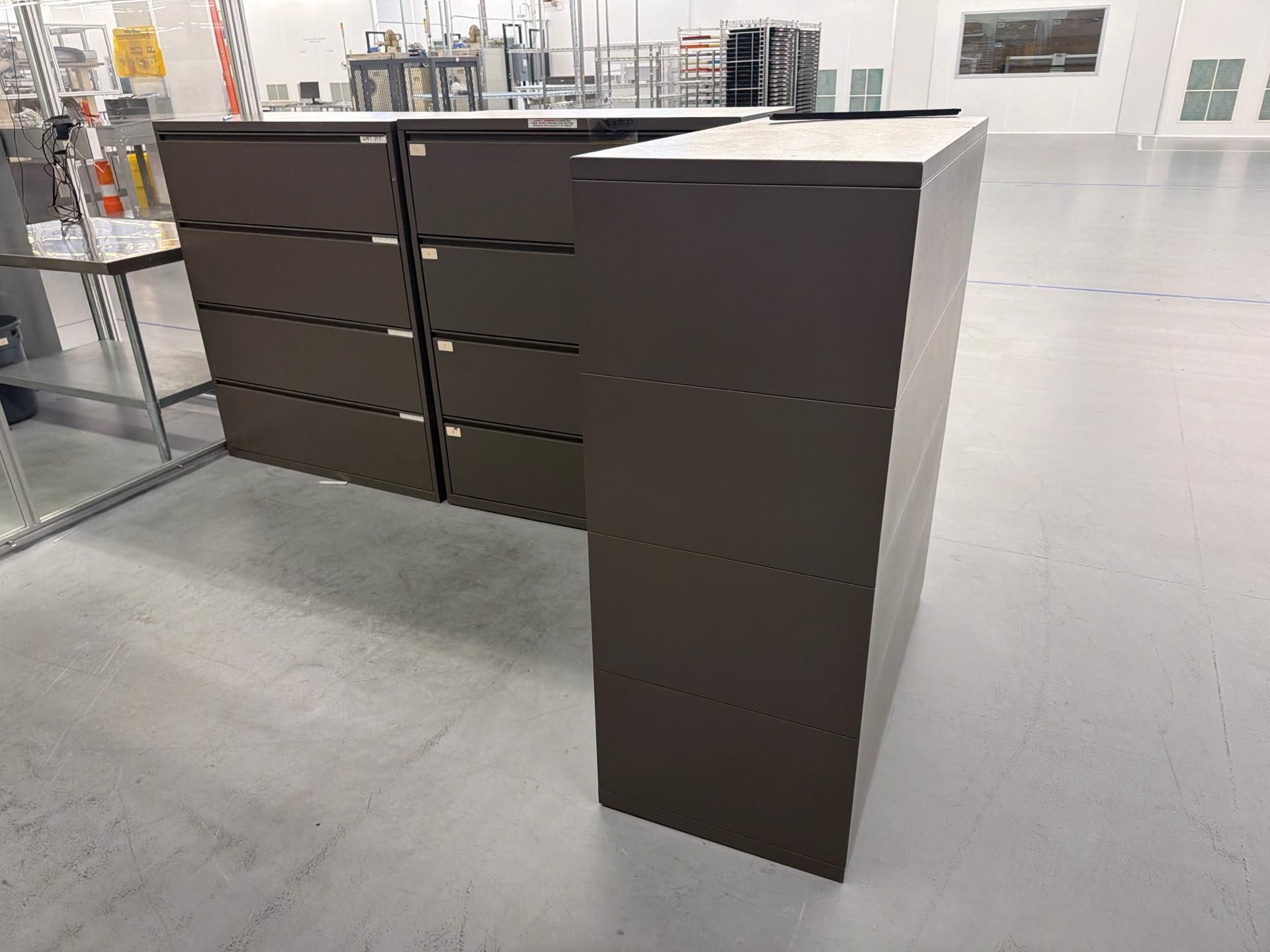 (3) 4-drawer Storage Cabinets - Image 3 of 4