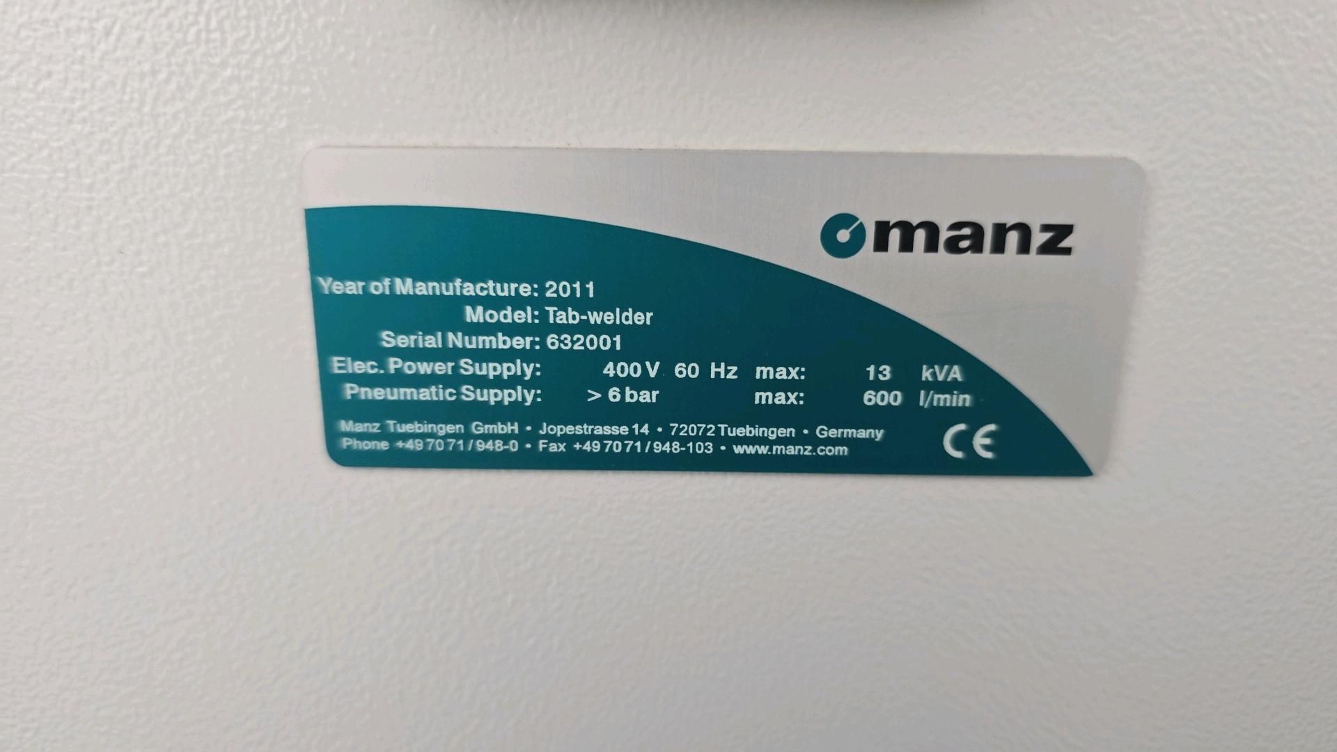 2011 Manz Laser Tab Welder - Image 20 of 20