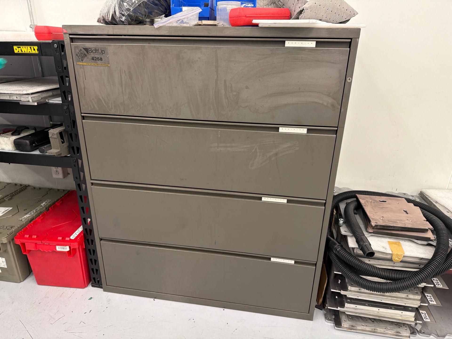 4-drawer filing cabinet