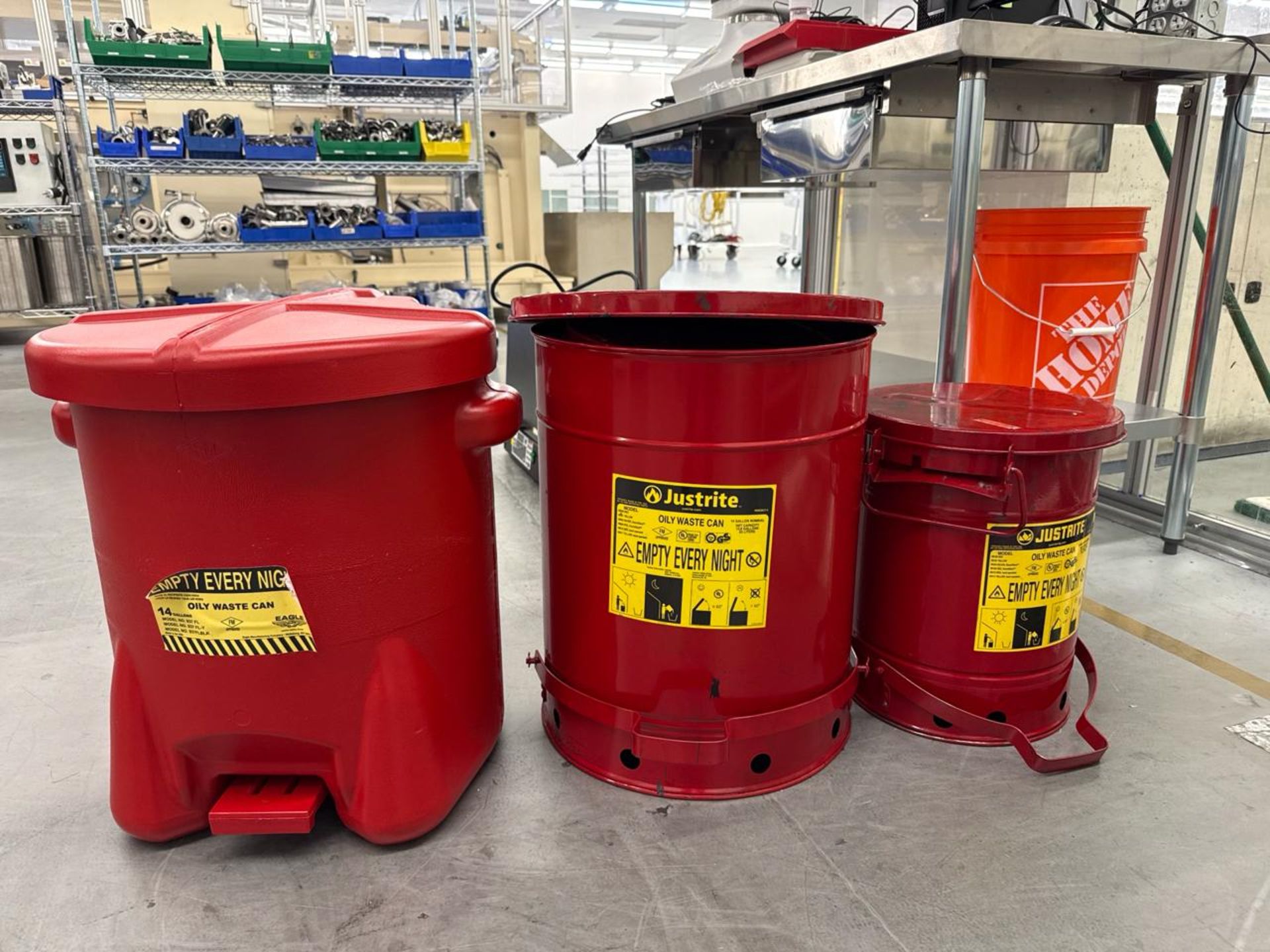 (3) Assorted Safety Oil Waste Containers - Image 2 of 2