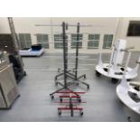 (3) Assorted Mobile Wire Racks
