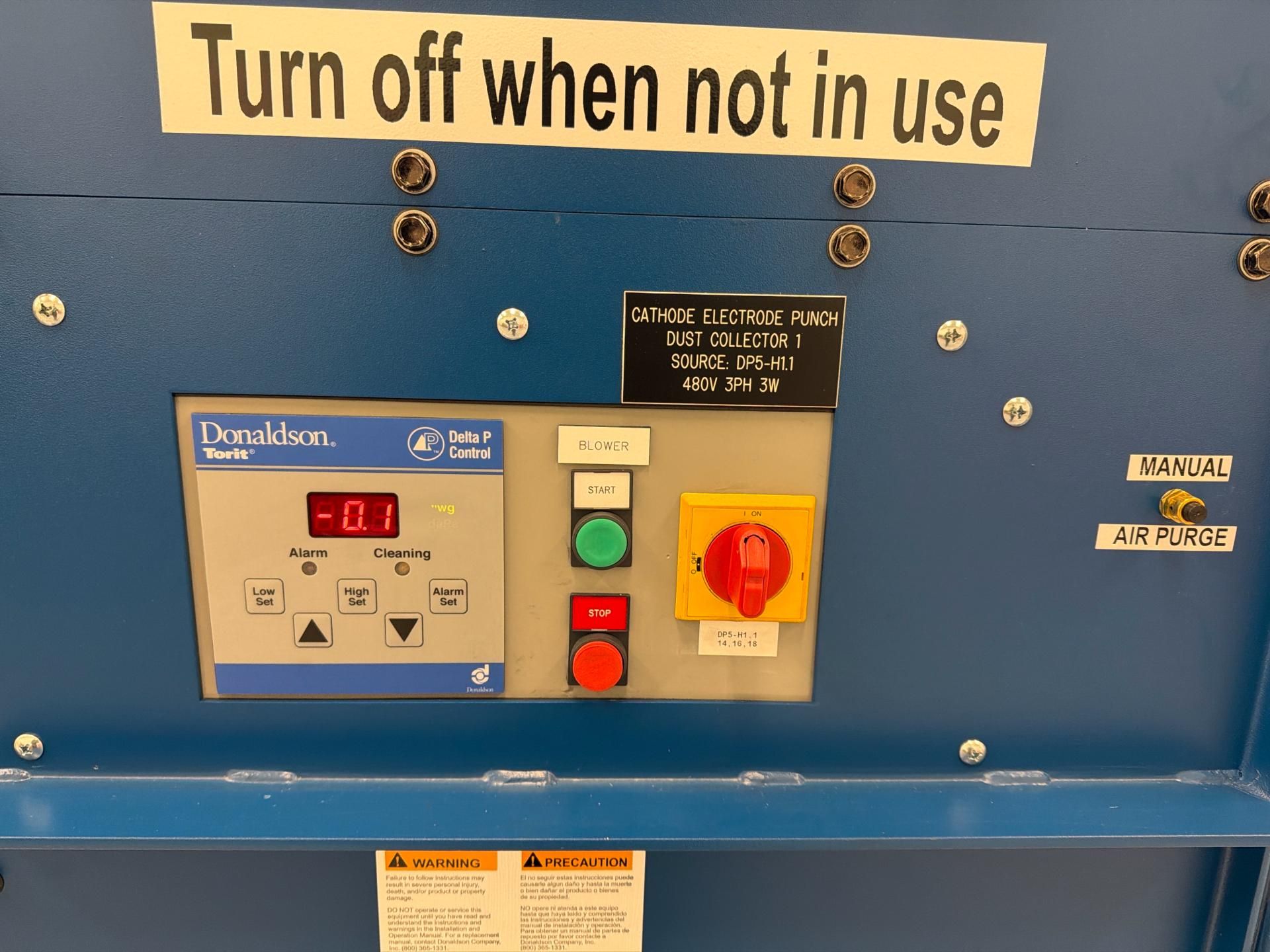 Donaldson Torit Downflo Oval (DFO 2-2) cartridge dust collector. - Image 5 of 7