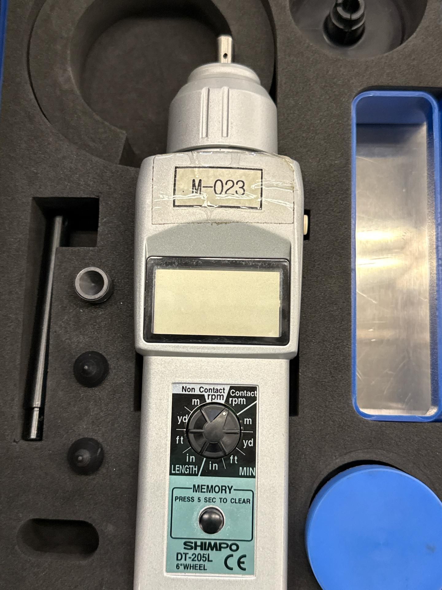 Shimpo 6” Wheel Laser Digital Tachometer - Image 2 of 3