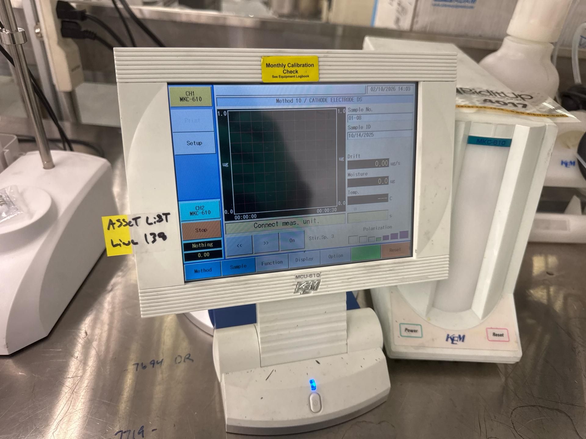 KEM MKC‑610 Conductivity / Potentiometric Titrator - Image 3 of 6