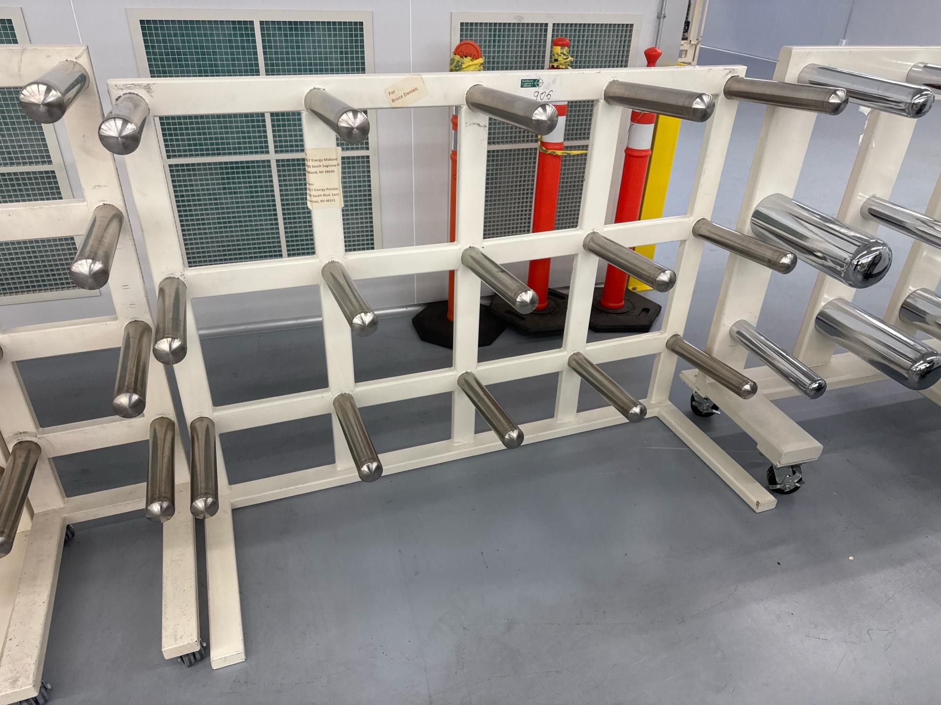 Steel Spool Storage Rack - Image 5 of 6