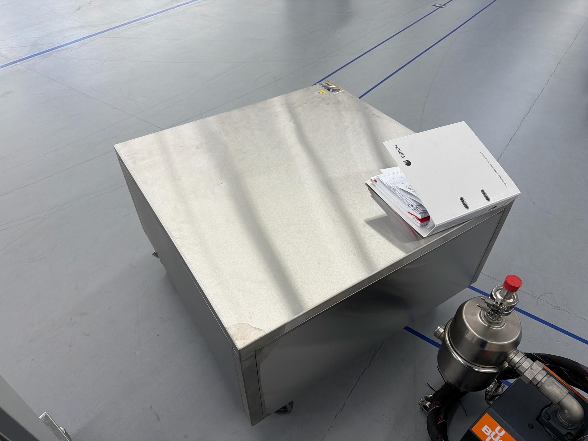 Stainless Steel Utility Cart with storage - Image 4 of 5