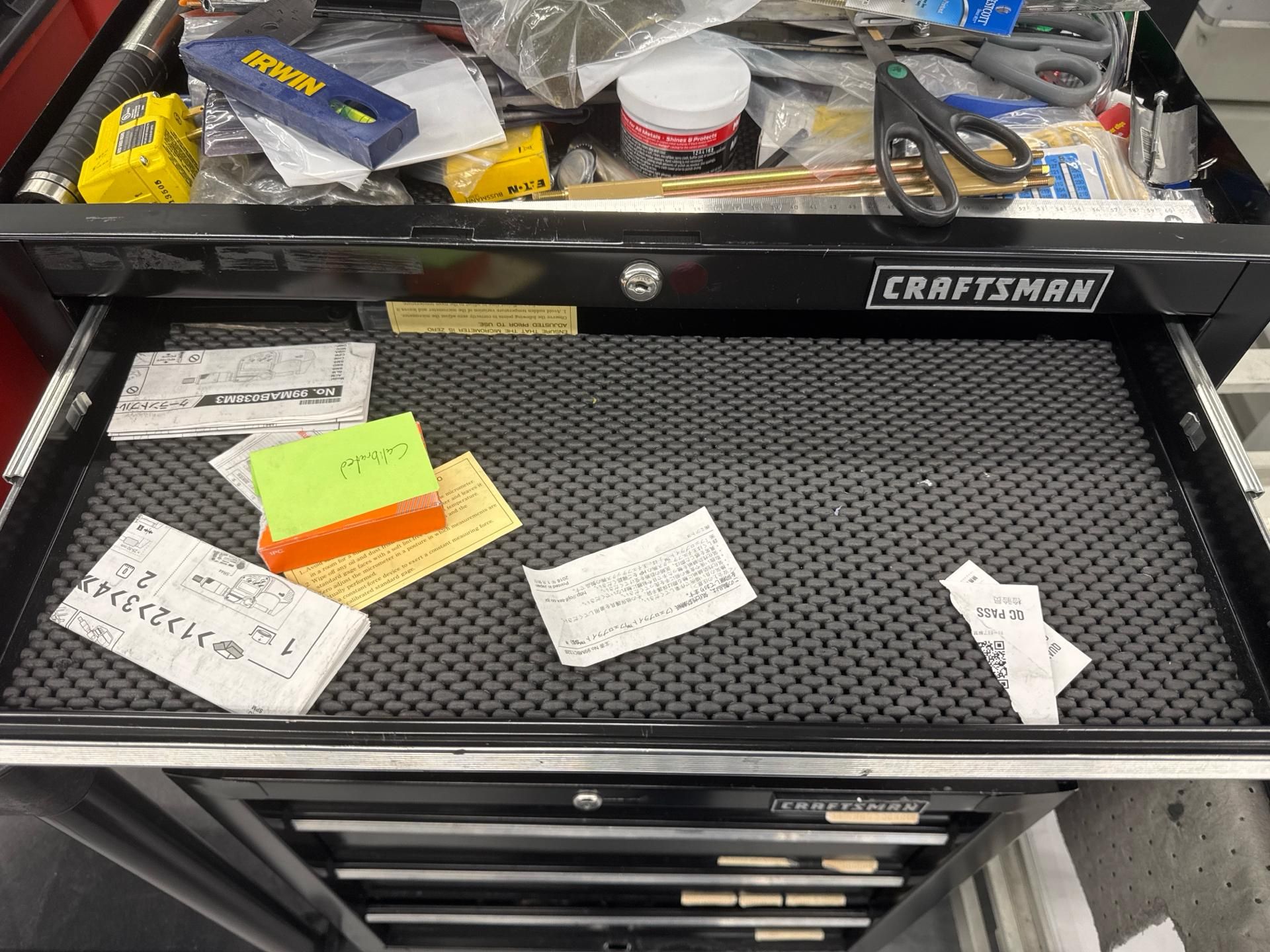 Craftsman Multi-Drawer Tool Box with Chest - Image 4 of 12