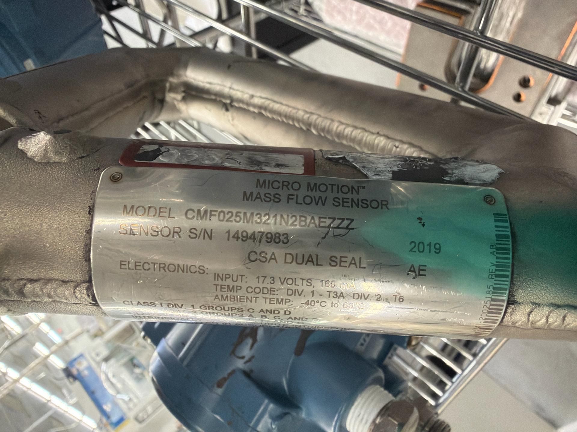(2) Micro Motion Coriolis mass flow and density sensor - Image 3 of 6
