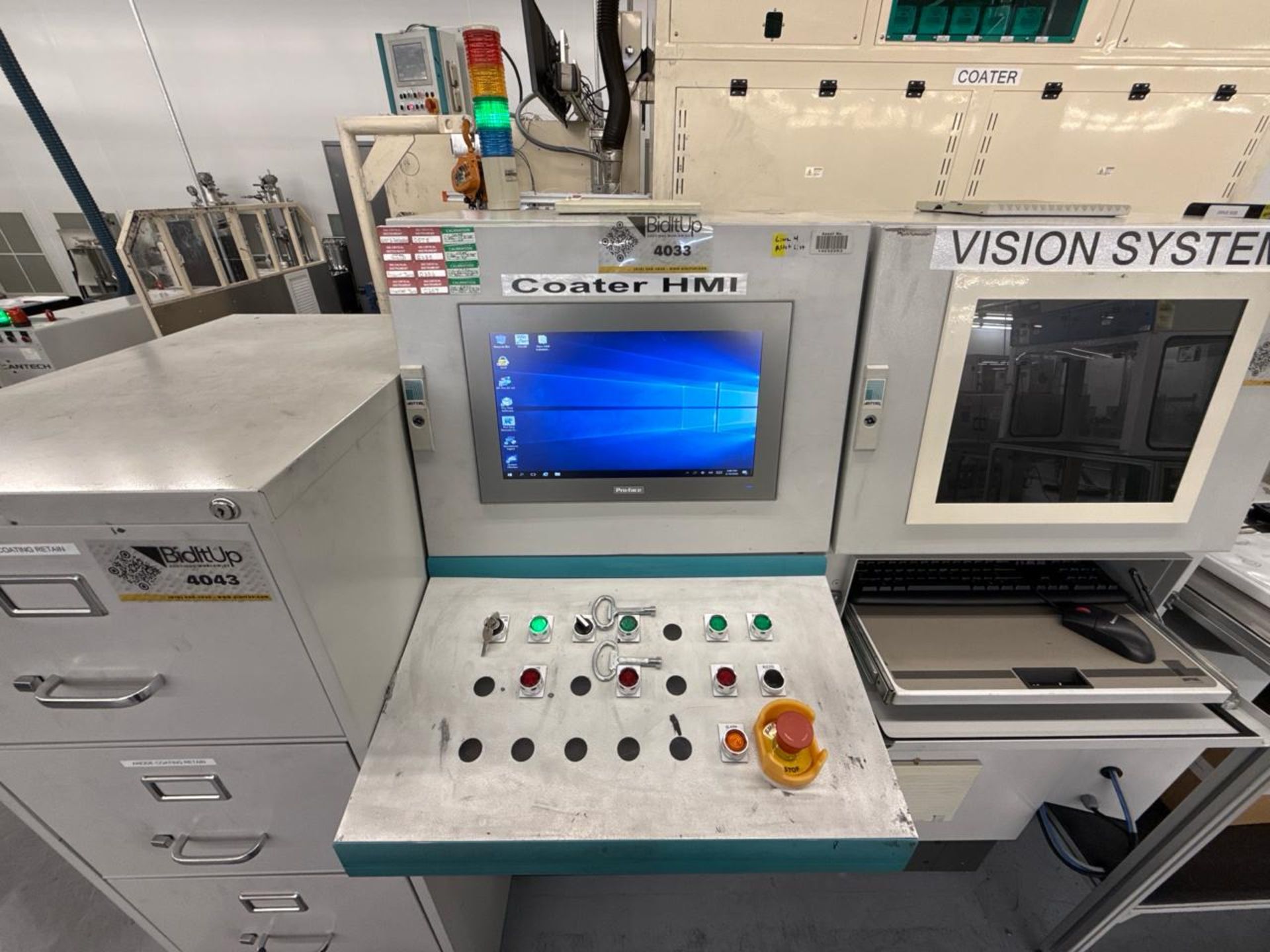 Rittal Coater HMI Enclosure w/ Pro-Face PS5000 W15” Muti-touch Display Module