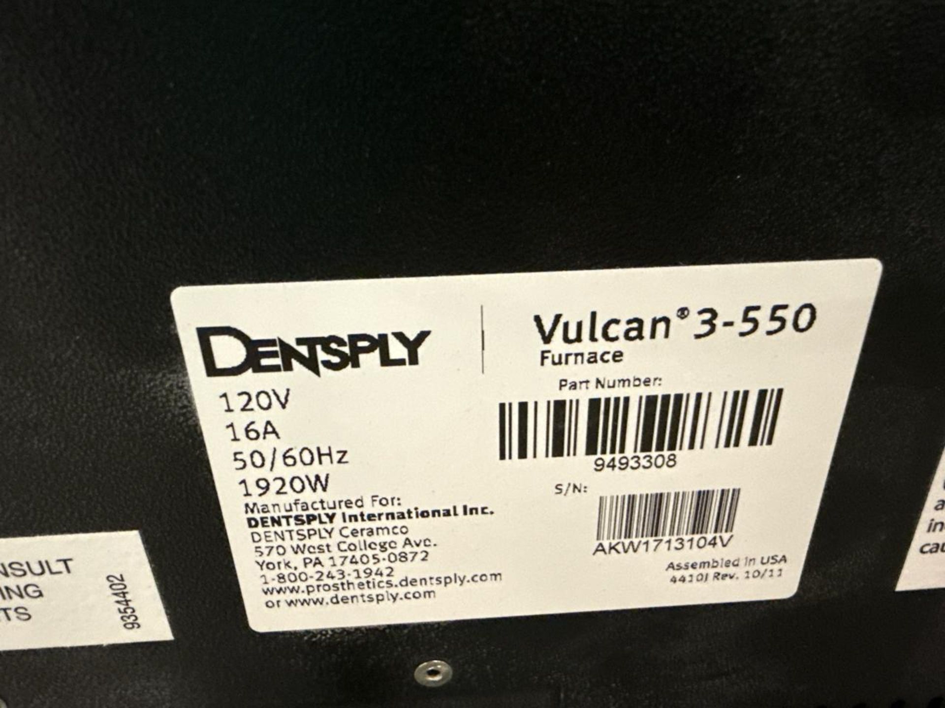 Vulcan 3-550 Burnout Furnace - Image 6 of 6