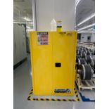 Flammable storage cabinet