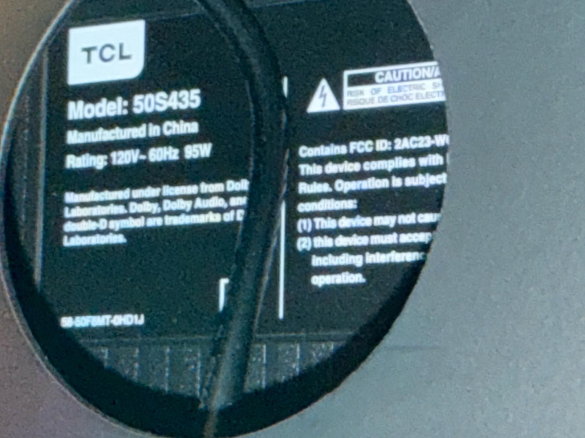 TCL 50-inch Class 4-Series 4K UHD Smart Roku LED TV - 50S435, 2021 Model - Image 5 of 5