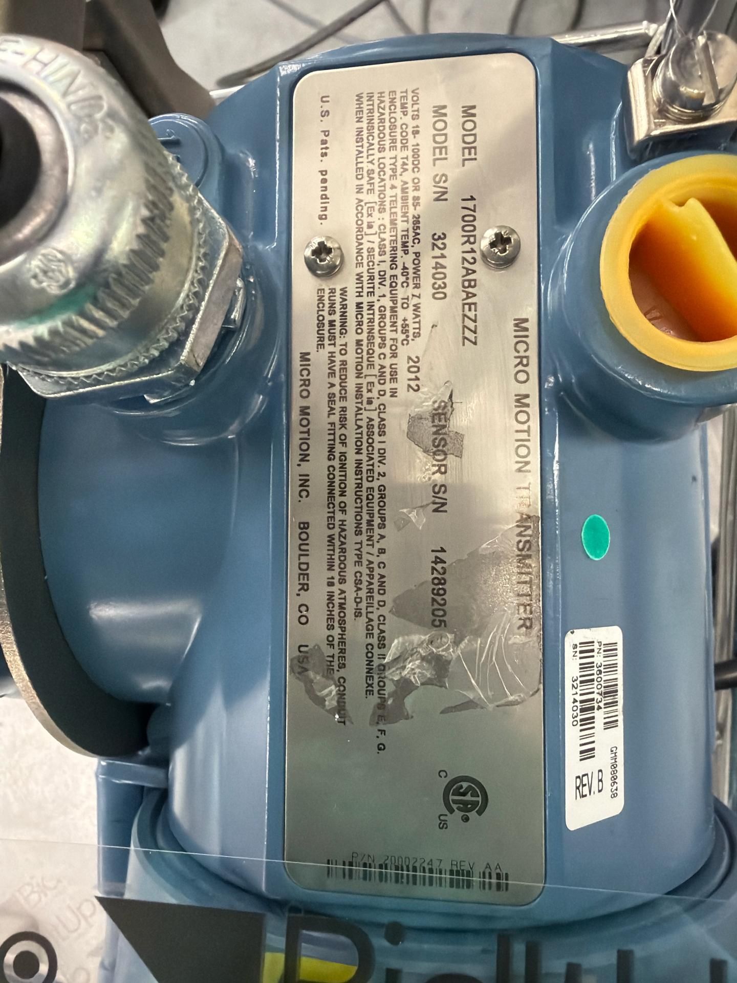 Micro Motion 1700 Series Single Variable Flow Transmitter - Image 6 of 6